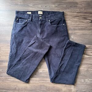 J. Crew Men's Dark Navy Corduroy Pants